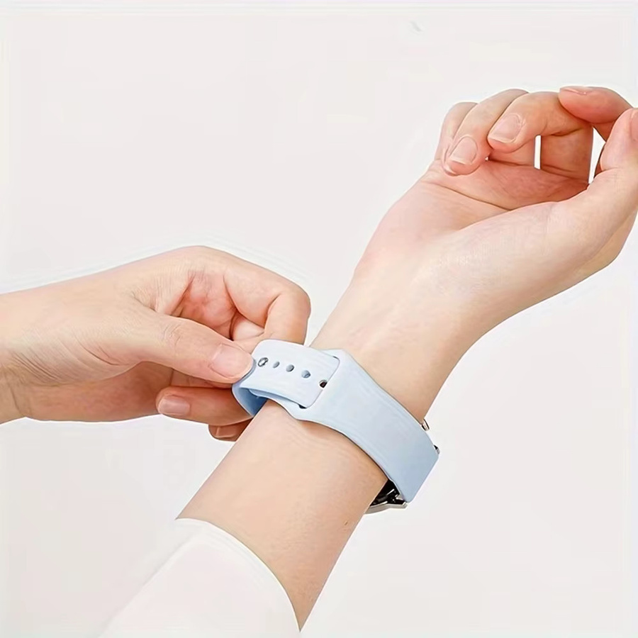 Uhrenarmband Silikon, Schwarz, Xiaomi, 20-22 mm, Unisex - Bild 2