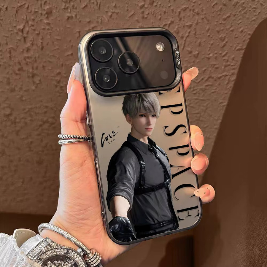 Love And Deepspace Xavier Handyhülle für iPhone 11 bis 17 Pro Max, Aurora Funda, mehrfarbig, matt mit Laser-Effekt und metallischem Design - Bild 3