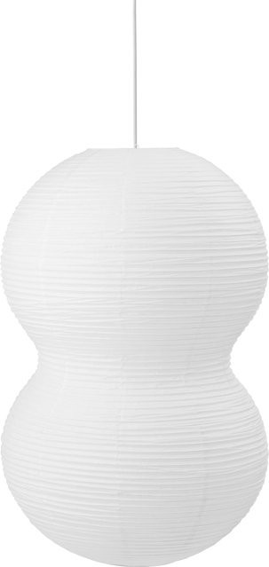 Normann Copenhagen Hängeleuchte Puff Twist aus Reispapier in Weiß - Bild 1