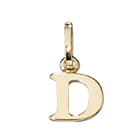 Colfem Anhänger Buchstabe D, 333 Gelbgold, Unisex - Bild 1