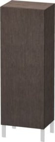 Duravit L-Cube Halbhochschrank mit Glastür in Braun, B/T/H: 50 x 36,3 x 132 cm - Bild 1
