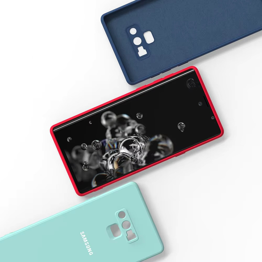 Samsung Galaxy Note 9 Silikon Hülle in Blau mit weichem TPU-Schutz - Bild 3