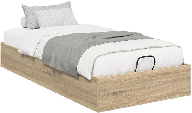 vidaXL Ottoman Bettgestell mit Lift-up-Funktion in Sonoma-Eiche, B/T/H: 193 x 120 x 25 cm - Bild 1