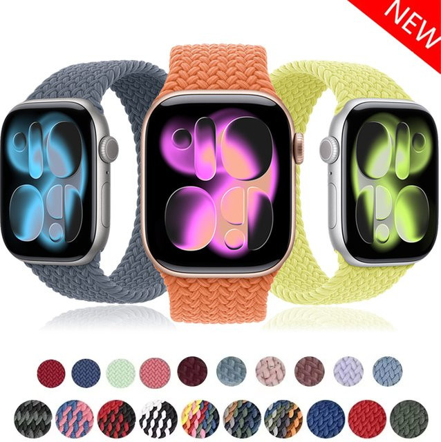 Schlaufenarmband für Apple Watch, Textil/NATO, Unisex - Bild 1