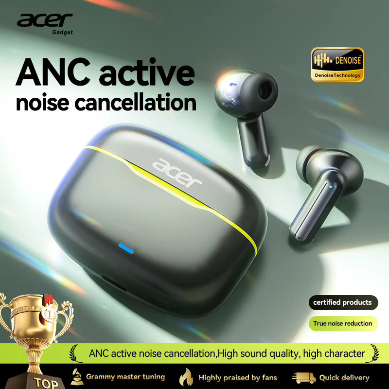 Acer In-Ear Wireless Bluetooth-Kopfhörer mit ANC aktiver Geräuschunterdrückung, HD-Anrufen und Dolby Surround Sound in Schwarz oder Weiß - Bild 6