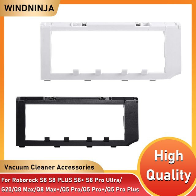 WINDNINJA Hauptbürstenabdeckung für Roborock S8 S8 Plus S8 Pro Ultra Q8 Max Q5 Pro in Schwarz - Bild 1
