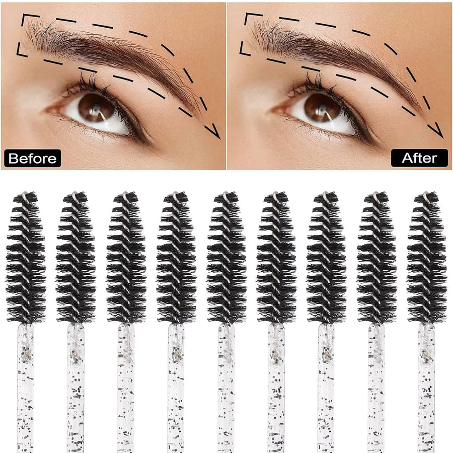 CNKESS Einweg Mascara Zauberstäbe, 100 Stück, Pink, Unisex - Bild 3