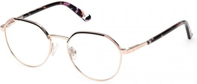 Guess GU8272 Kinderbrille, Vollrand, Rund, Metall, Gold/White, Kids - Bild 1
