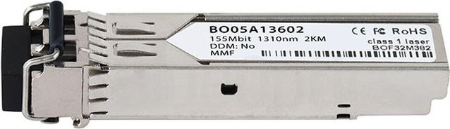 BlueOptics SFP BO05A13602 BlueOptics SFP Modul silber, kompatibel mit Dell GP-SFP2-1F - Bild 1