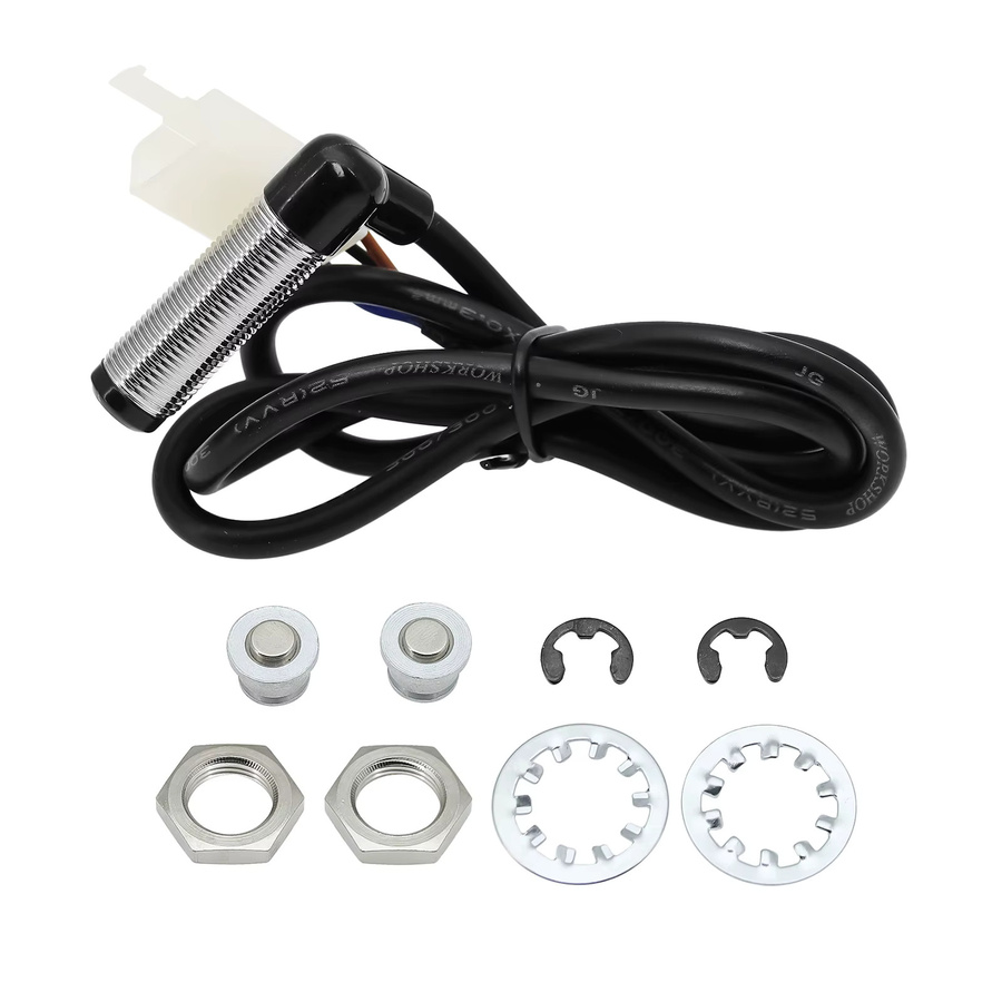 ZMFJH Tachometer Motorrad Sensor für 1-4 Zylinder in Silber, wasserdicht und langlebig - Bild 2