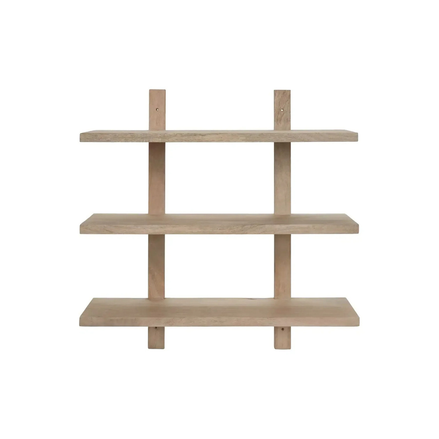 House Doctor Wandregal aus Mangoholz in Braun, Breite: 75 cm - Bild 1