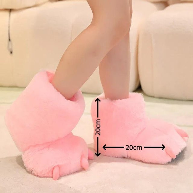 Tierpfoten Plüschstiefel, Spielzeug, Rosa / Pink, ab 14 Jahre - Bild 1
