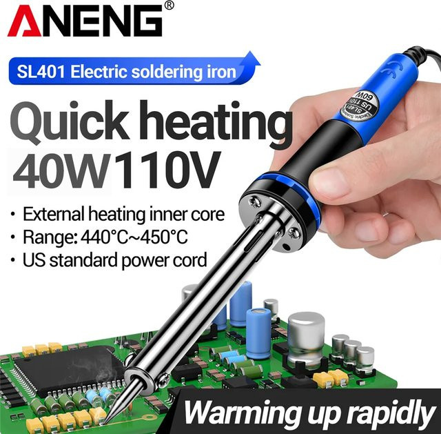 ANENG SL401 Elektrischer Lötkolben 40W mit einstellbarer Temperatur für schnelles Schweißen und Reparaturen - Bild 1