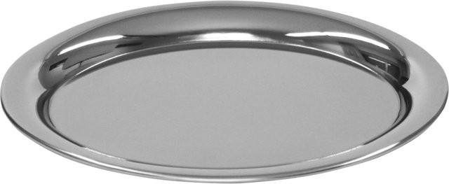 Schneider Serviertablett aus Edelstahl in Silber, oval, L 20 cm x B 14,5 cm - Bild 1