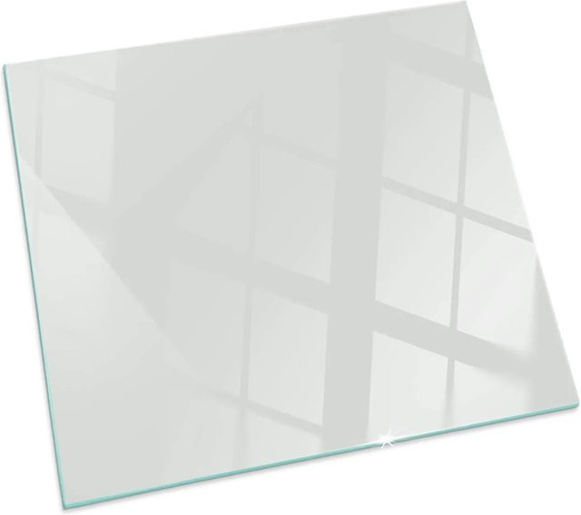 Tulup Glasplatte für Kaminöfen Grau B/B: 60 x 60 cm - Bild 1