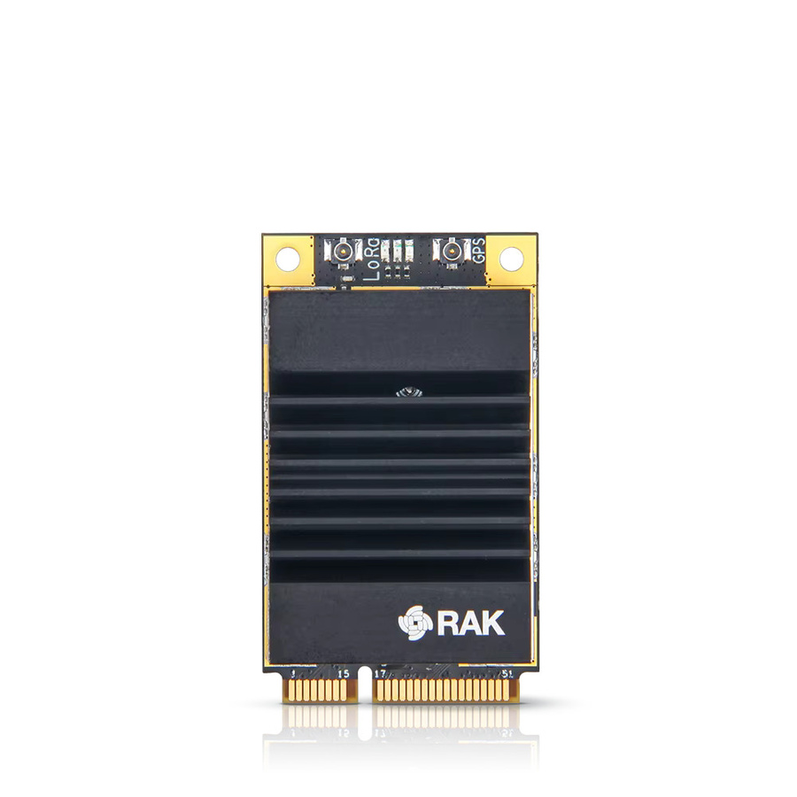WisLink LPWAN-Konzentrator RAK2287 von RAKwireless IoT-Gateway mit Semtech SX1302 in Schwarz - Bild 2