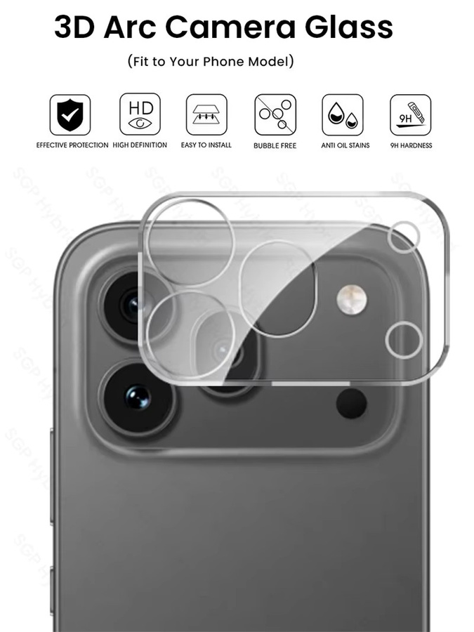 Honar 2er-Set 3D gebogenes Kameraschutzglas für Honor 600 Pro 5G, transparent - Bild 7