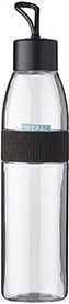 Mepal Trinkflasche Ellipse Schwarz Transparent 700 ml - Bild 1