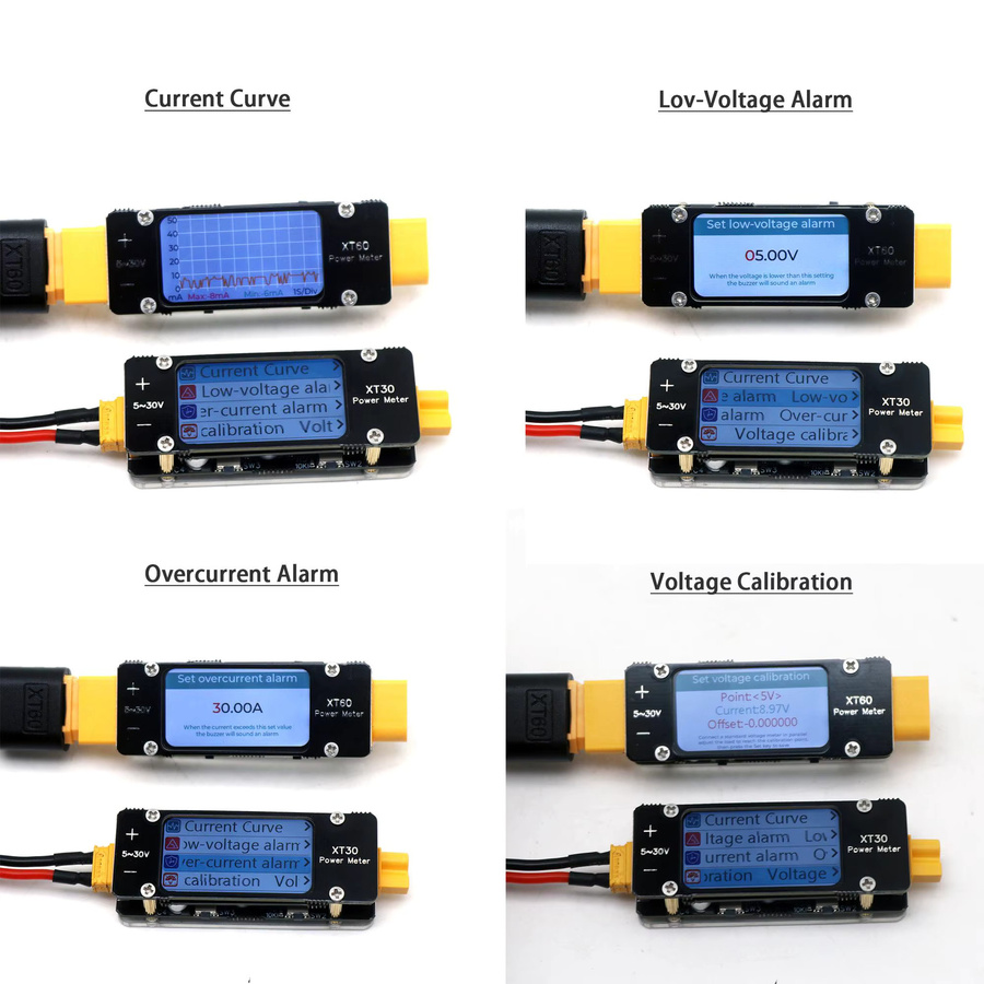 Dykbcells Bidirektionales Amperemeter und Leistungsmesser für Blei-Säure, Li-Ion und LiFePO Batterien, DC 5-80V 64A - Bild 3