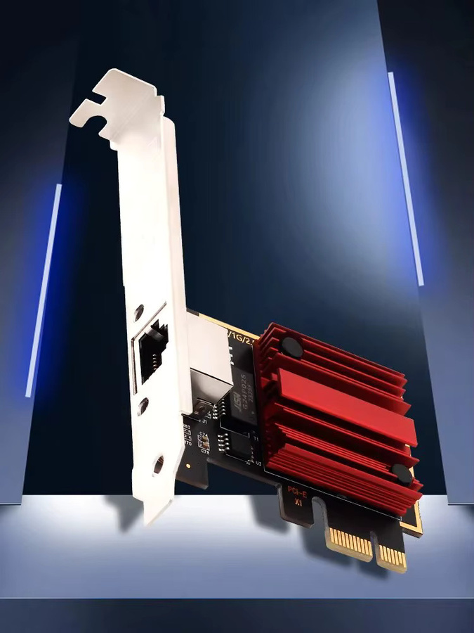 DERAPID 2,5G PCIe zu RJ45 Netzwerkadapter RTL8125B 100/1000/2500Mbps Gigabit Ethernet LAN Controller für PC Windows 10/11 - Bild 6