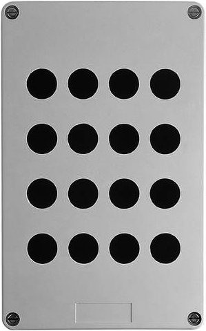 Schneider Electric XAPA4116 Leergehäuse aus Kunststoff in Silber - Bild 1