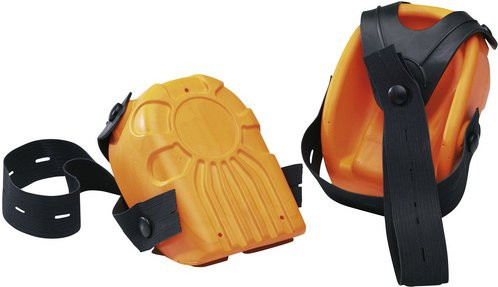 CONNEX Knieschützer Ergo-Fix in Orange und Schwarz nach EN 14404 - Bild 1