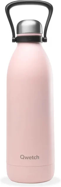 Isotherme Flasche Qwetch Titan in Pink, 0,5 l - Bild 1
