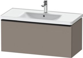Duravit Waschtischunterschrank D-Neo wandhängend in Weiß und Grau, B/T/H: 98,4 x 45,2 x 44,0 cm - Bild 1
