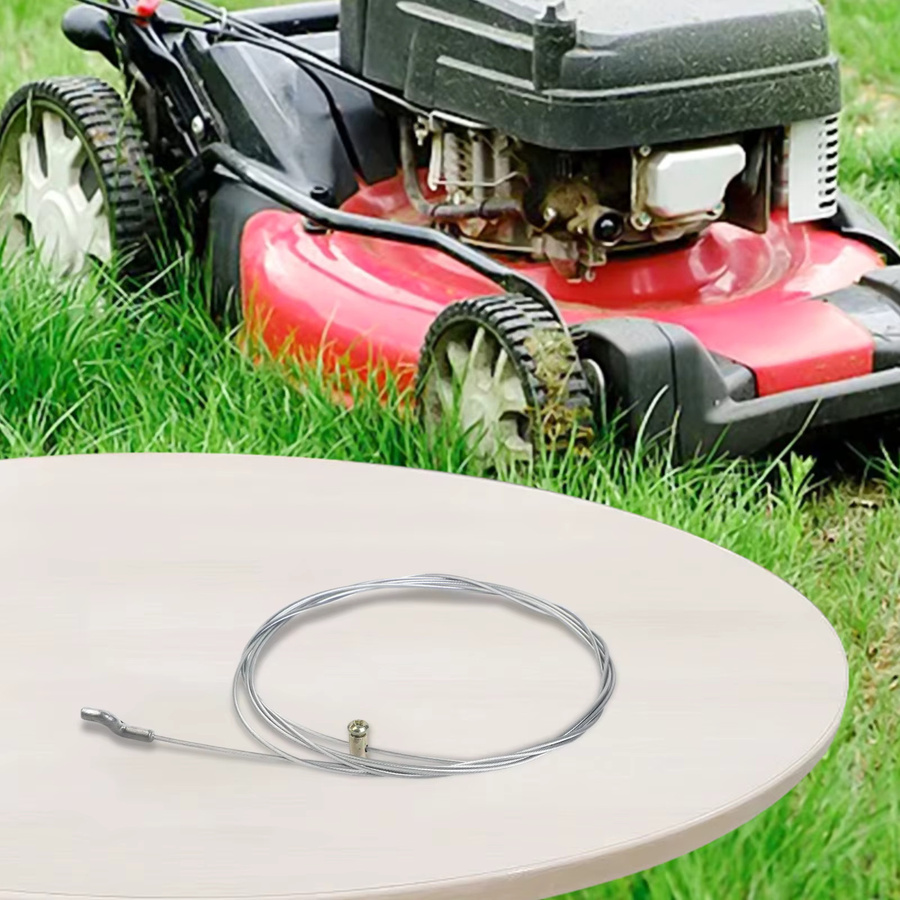 Vibratite Z-Haken Rasenmäher Bremskabel in Silber, Seillänge: 200 cm - Bild 2