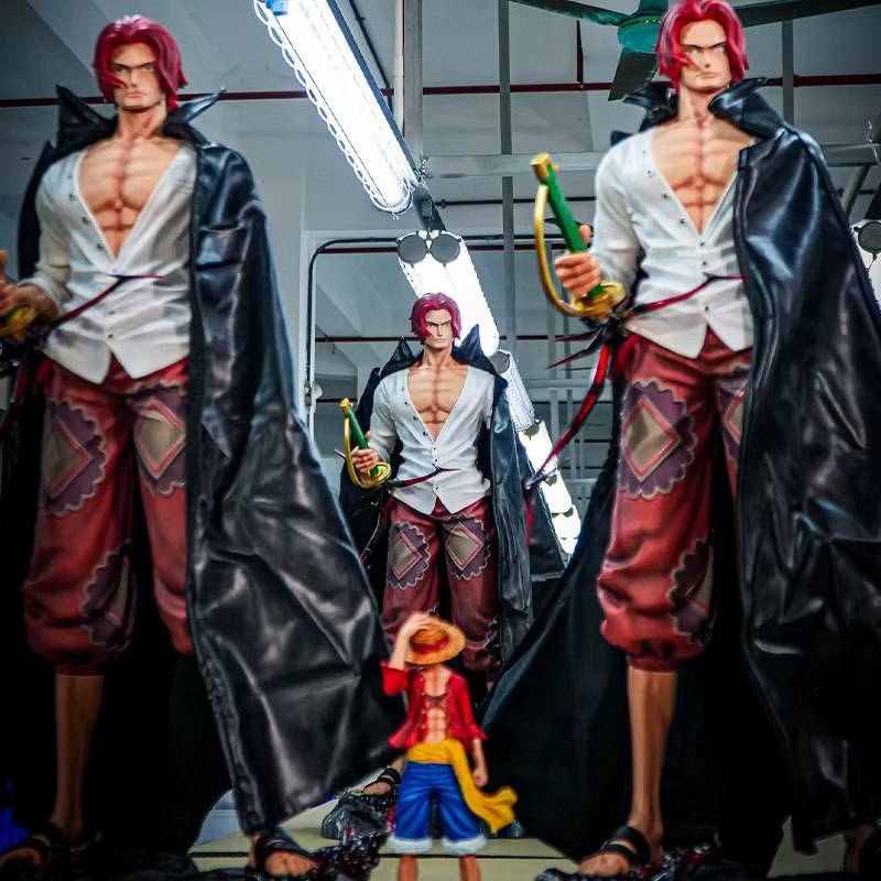 Bandai One Piece Feidian Red Hair Shanks Gk Große Figur, 67cm - Bild 3