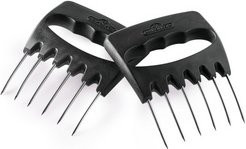 Napoleon Grillbesteck 2er Set Tranchierkrallen aus Metall in Silber - Bild 1