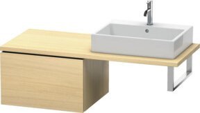 Duravit L-Cube Unterschrank mit Konsole, Beige Matt, B: 62 cm, T: 54,7 cm, H: 40 cm - Bild 1