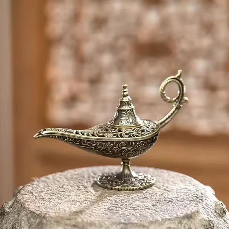 Antiker Metall-Räucherstäbchenhalter von Hoeaden für Duft- und unparfümierte Kerzen im arabischen Stil - Bild 3
