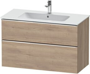 Duravit Waschtischunterschrank D-Neo in Weiss matt, B: 101 cm, T: 46,2 cm, H: 62,5 cm - Bild 1