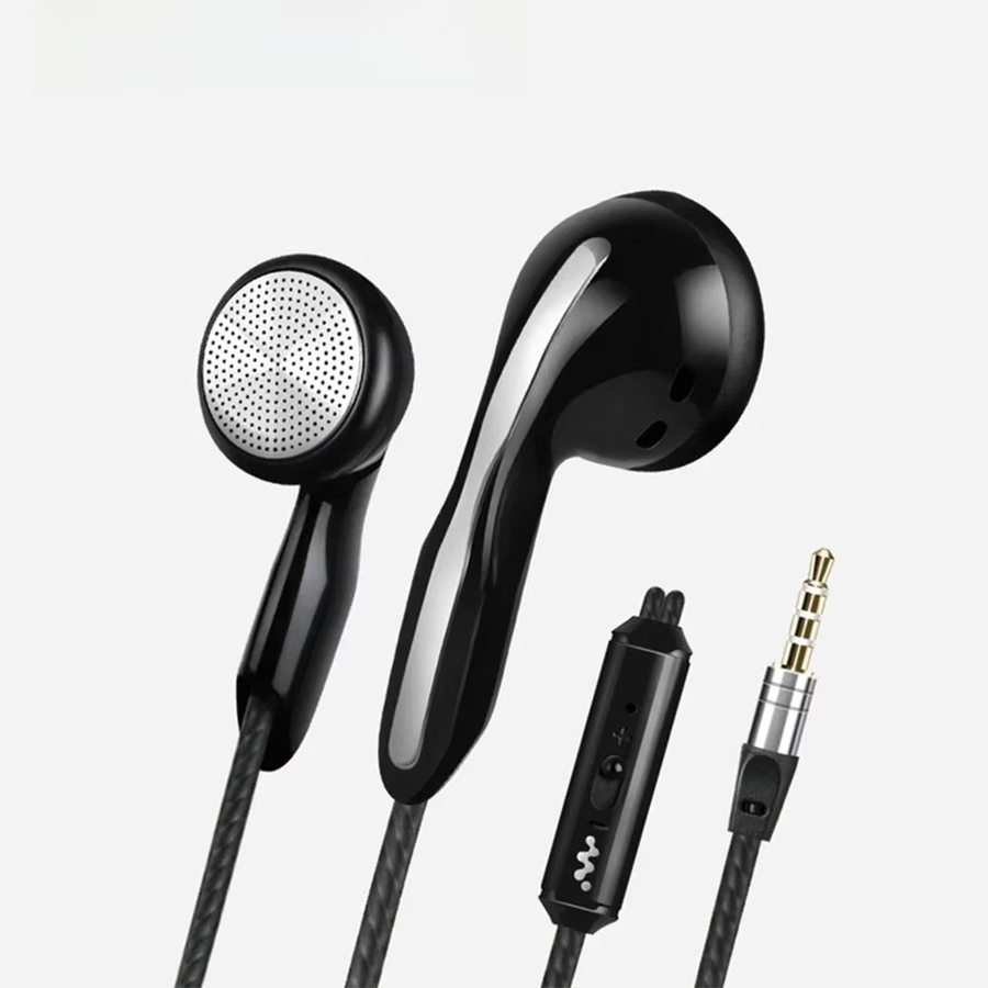 ASOMETECH In-Ear Kopfhörer mit Mikrofon und 3,5 mm Klinkenanschluss in Schwarz - Bild 1