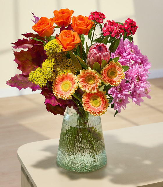 BLUME2000 Herbstblumenmix pink orange multicolour - Bild 1
