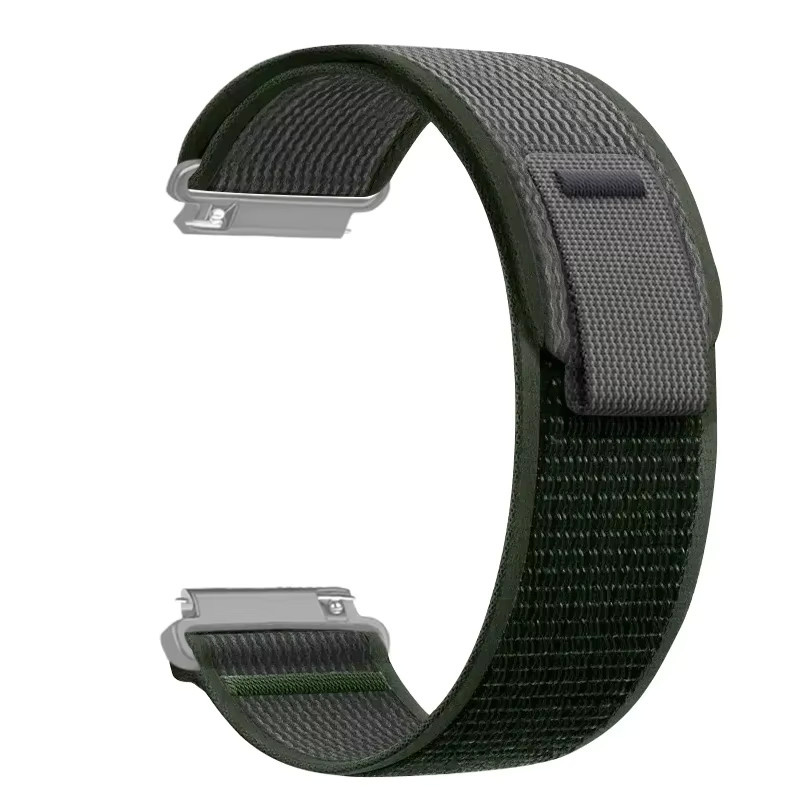 Uhrenarmband Trail Nylon Loop, Schwarz, Unisex, 20mm 22mm - Bild 3