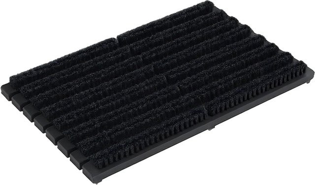 Relaxdays Schuhabstreifer aus Holz und Gummi in Schwarz, B/T/H: 59 x 36 x 4,5 cm - Bild 1