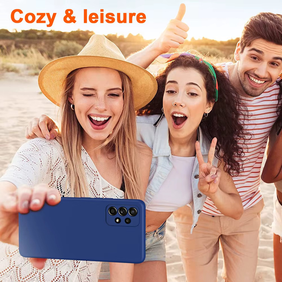 Flüssiges Silikon Soft Case für Samsung Galaxy A-Serie in Rot - Bild 3