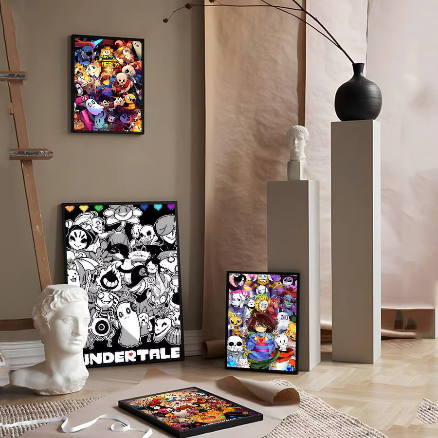 Undertale Spiel Wandaufkleber Whitepaper Poster von Potdemiel in Multicolor - Bild 2