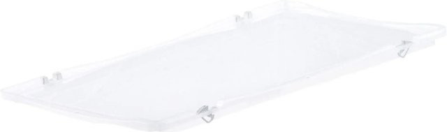 PROREGAL SuperSparSet 5x Transparente Euroboxen LightLine mit Offenem Griff und Scharnierdeckel, H x B x T: 22 x 30 x 40 cm, 24 Liter - Bild 1