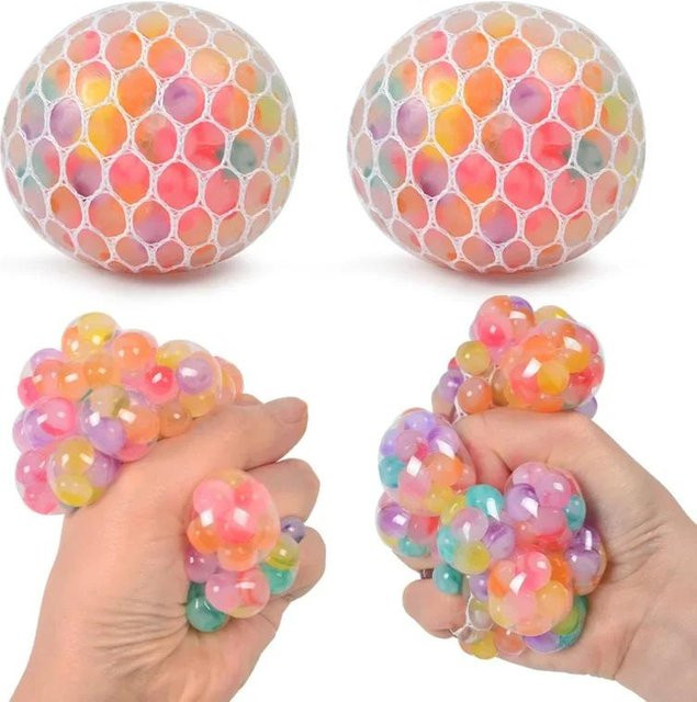 Regenbogen Sensorischer Stressabbau Ball Squishy 3D Fidget Spielzeug - Bild 1