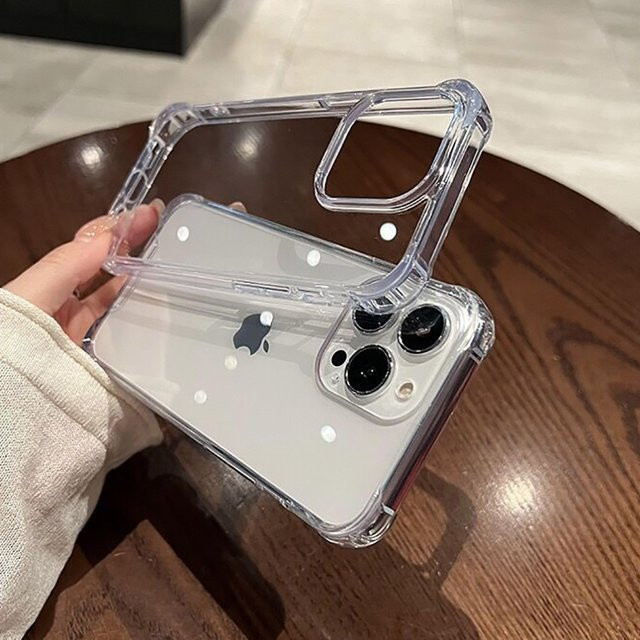 Transparente stoßfeste Acryl-Hülle für Samsung Galaxy S23 A33 A32 A13 A22 S22 A23 A53 A54 A34 mit Silikon-Stoßstangenschutz für die Rückseite - Bild 1