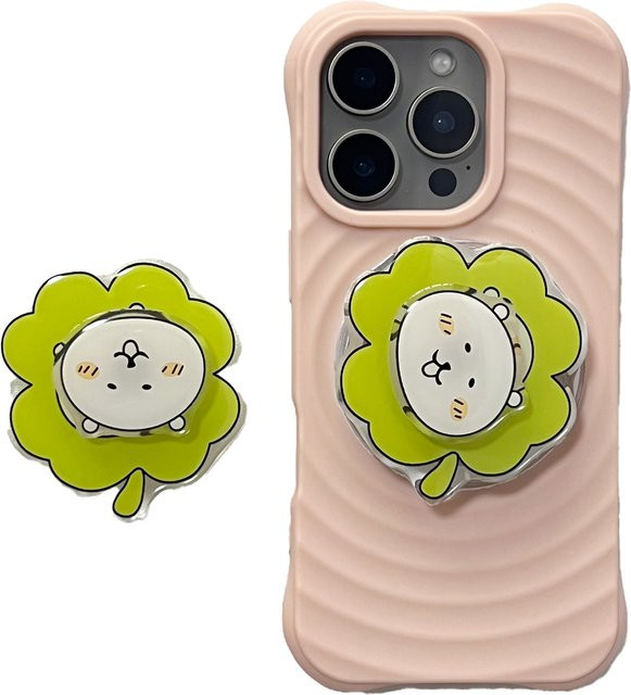 Faltbarer Bären-Handyhalter mit 360-Grad-Drehfunktion für iPhone 17 Pro Max, stilvolle Handyhülle für Mädchen - Bild 1