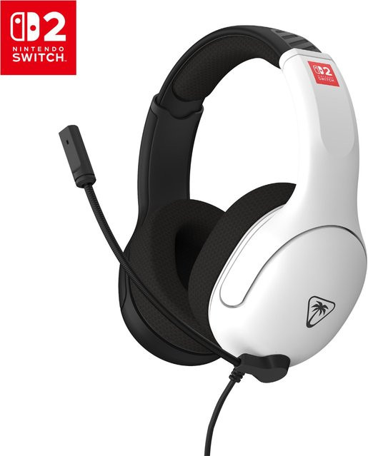 Turtle Beach Airlite Fit Wired Gaming Headset für Nintendo Switch in Schwarz/Weiß mit 3,5 mm Klinkenanschluss und Over-Ear-Bauweise - Bild 1