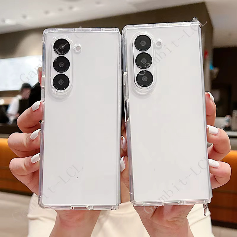 Stoßfeste Silikon-TPU Schutzhülle für Samsung Galaxy Z Fold Special SE, transparent - Bild 3