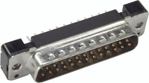 HARTING Steckverbinder 09 66 221 6702 09662216702 mit 15 Polen in Silber zum Löten - Bild 1