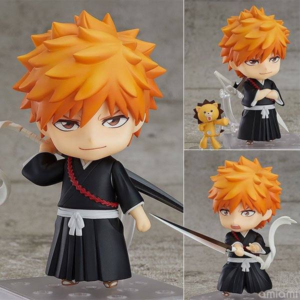 Bandai Bleach Kurosaki Ichigo Q-Version 991 Actionfigur, beweglich, mit austauschbarem Gesicht - Bild 1