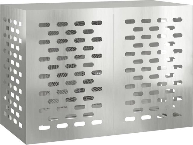 Klimaanlagenabdeckung von Yiwydaa aus verzinktem Stahl in Silber, B/T/H: 100 x 50 x 70 cm - Bild 1