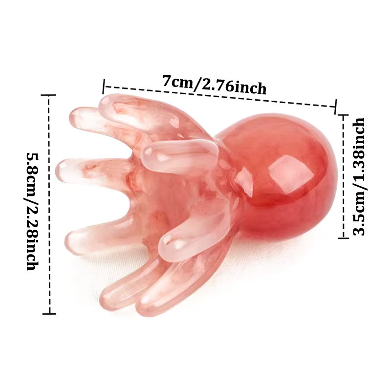 KuZHEN Octopus Kamm Kopfhaut Massage Werkzeug - Bild 3
